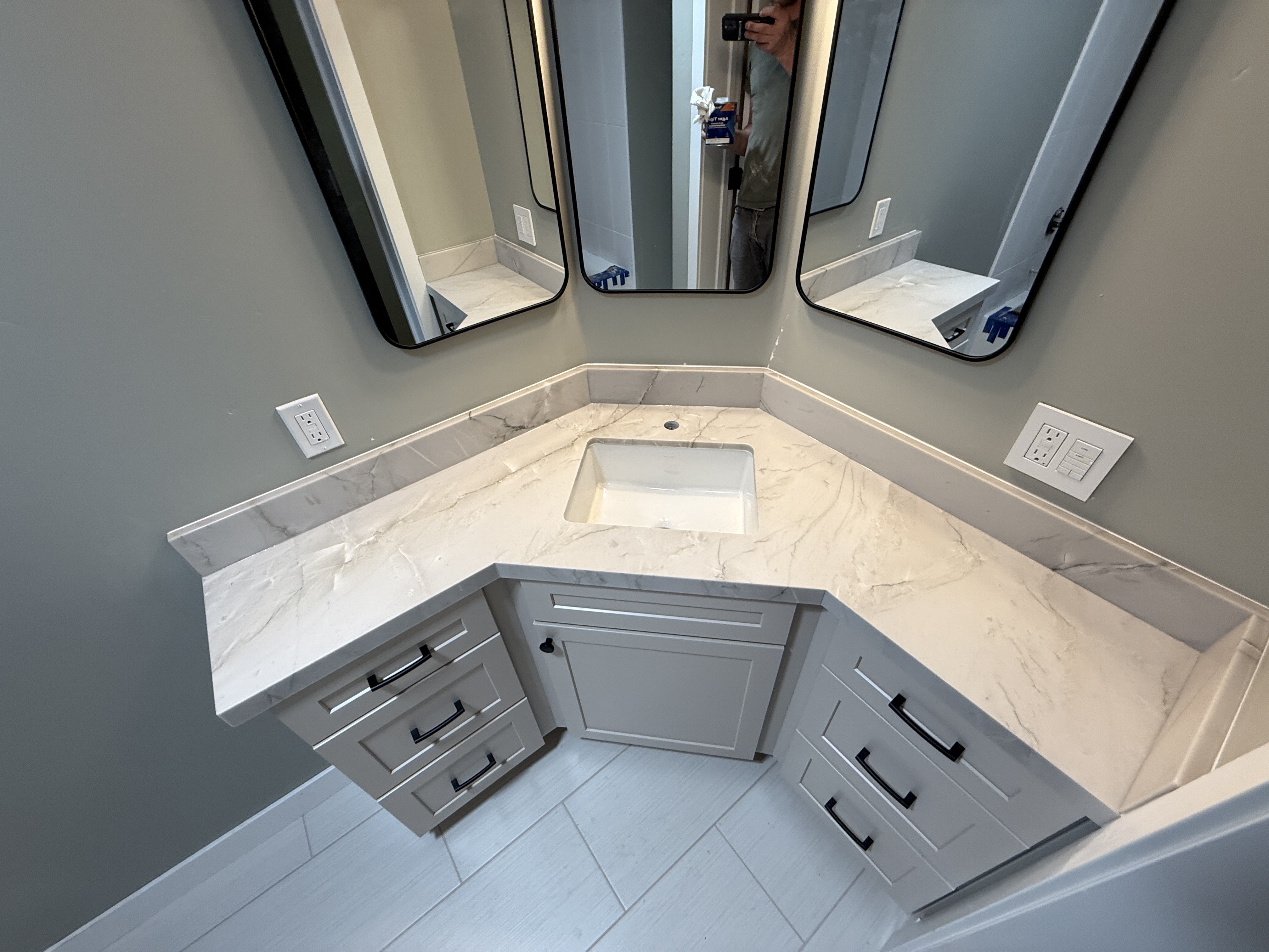 After — Bathroom Vanity Upgrade